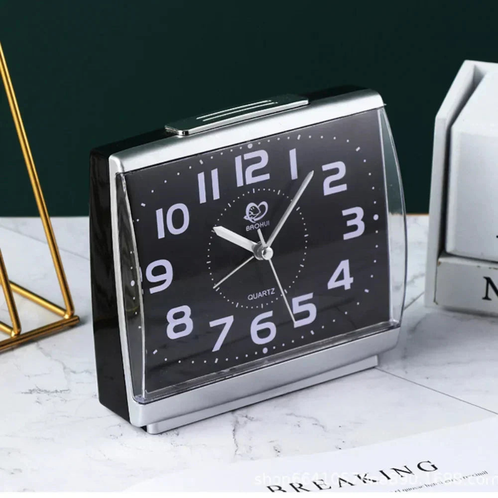 Oversized Nightstand Clock with Luminous Dial & Crisp Alarm – Quiet Sweep Movement for Bedrooms, Dorms & Seniors | Thomler