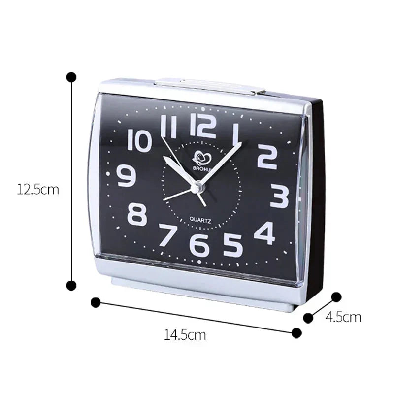 Oversized Nightstand Clock with Luminous Dial & Crisp Alarm – Quiet Sweep Movement for Bedrooms, Dorms & Seniors | Thomler