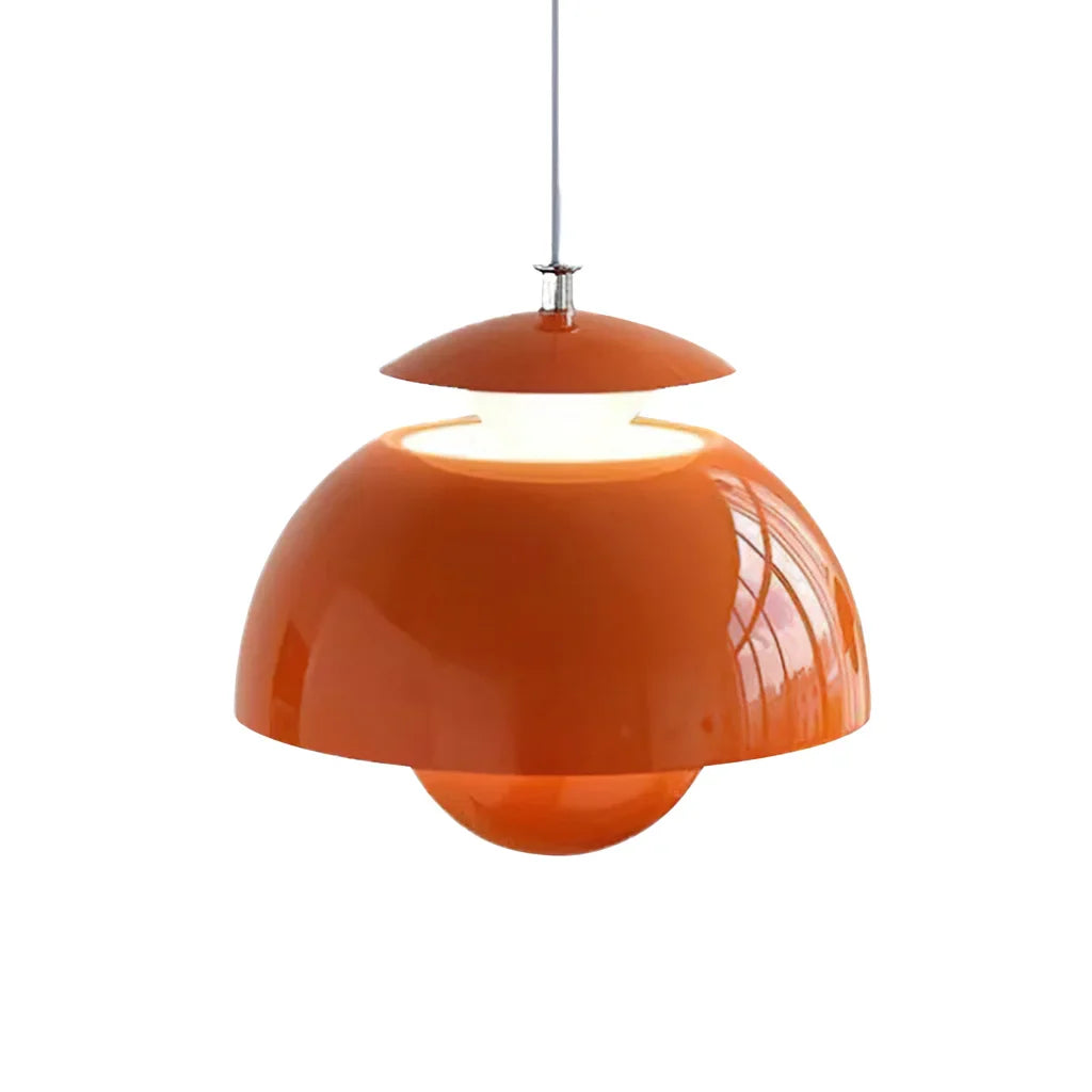 Pendant Light Metal 10 in Spherical Adjustable Living Room Dining Area Modern Chandelier Industrial Style LED Ceiling Fixture | Thomler
