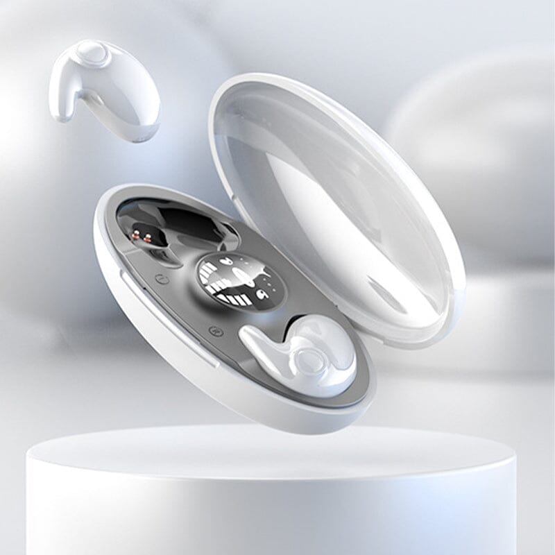Compact Wireless Bluetooth Sleep Earbuds for Side Sleepers with Noise Isolation & 24-Hour Battery Life for Bedtime Music & Phone Calls | Thomler
