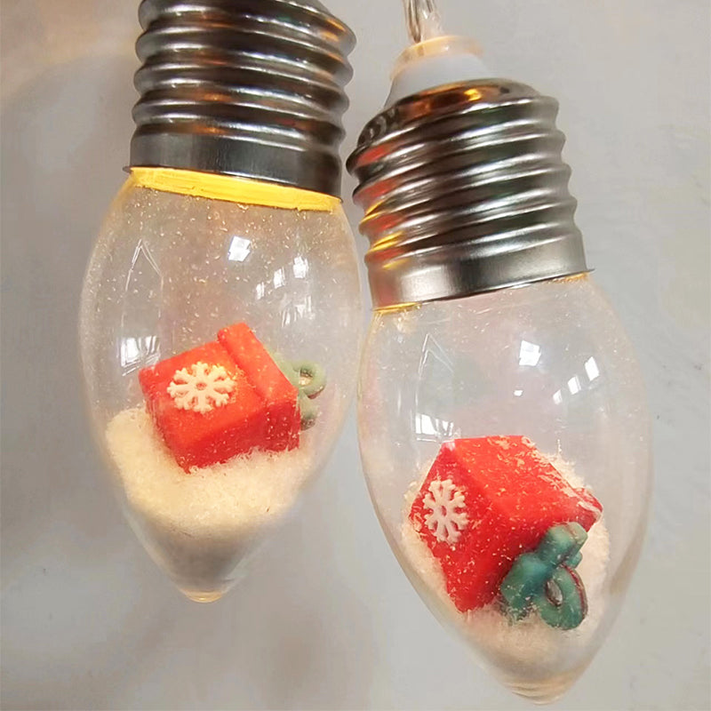 Holiday LED String Lights with Festive Icon Decorations – 10 LED USB Powered Christmas Light Strand | Thomler