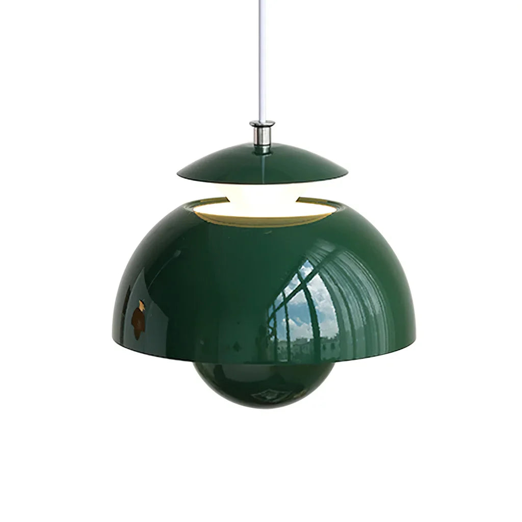 Pendant Light Metal 10 in Spherical Adjustable Living Room Dining Area Modern Chandelier Industrial Style LED Ceiling Fixture | Thomler