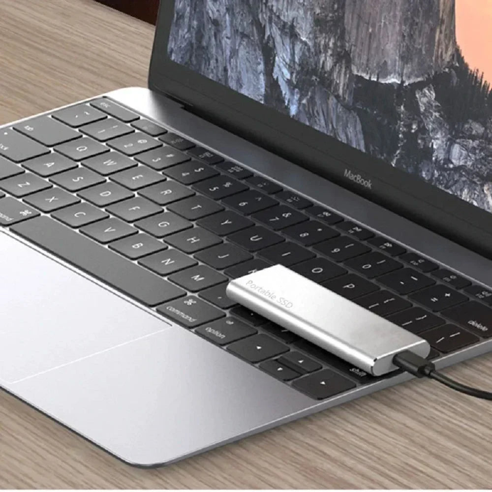 4TB Portable External Hard Drive USB-C Ultra-Slim High-Speed Data Storage for Mac PC Laptop Desktop Backup Travel Work | Thomler