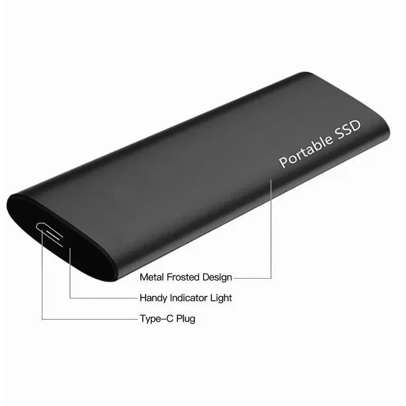4TB Portable External Hard Drive USB-C Ultra-Slim High-Speed Data Storage for Mac PC Laptop Desktop Backup Travel Work | Thomler