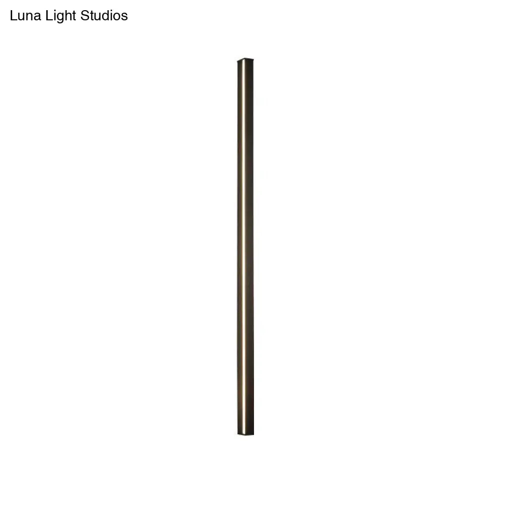 Modern Black LED Wall Light Fixture – Vertical or Horizontal Install for Hallway, Bedroom & Living Room | Thomler