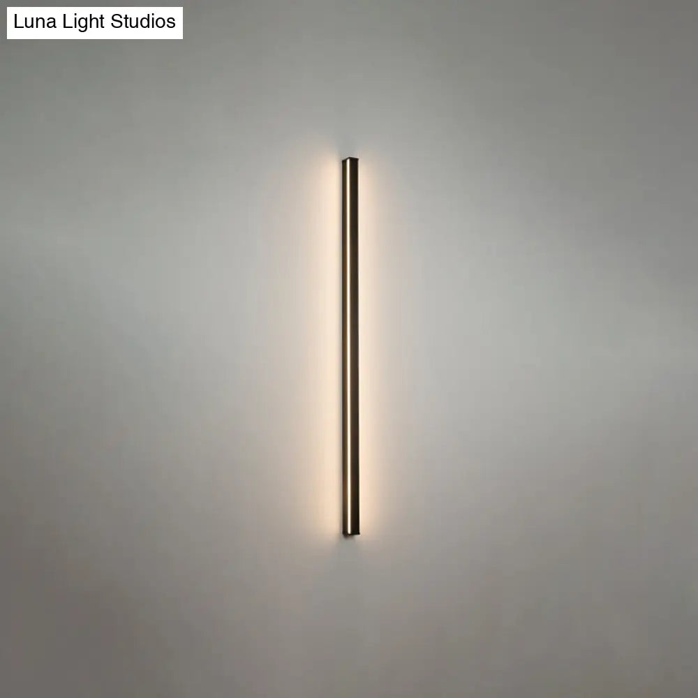 Modern Black LED Wall Light Fixture – Vertical or Horizontal Install for Hallway, Bedroom & Living Room | Thomler