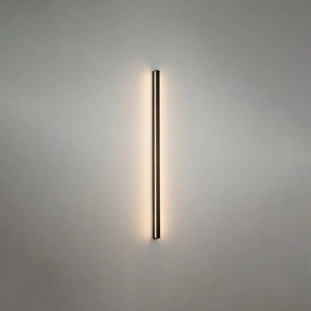 Modern Black LED Wall Light Fixture – Vertical or Horizontal Install for Hallway, Bedroom & Living Room | Thomler
