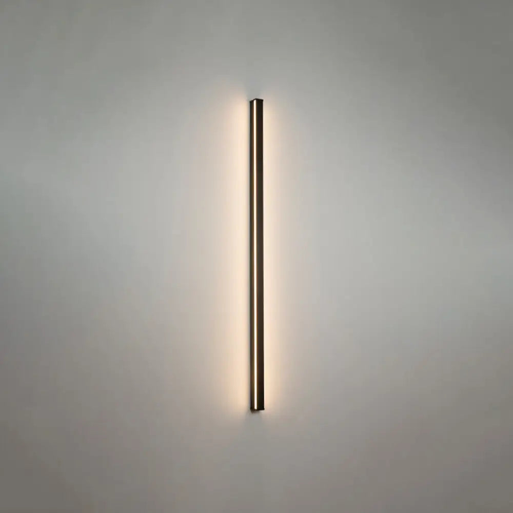 Modern Black LED Wall Light Fixture – Vertical or Horizontal Install for Hallway, Bedroom & Living Room | Thomler
