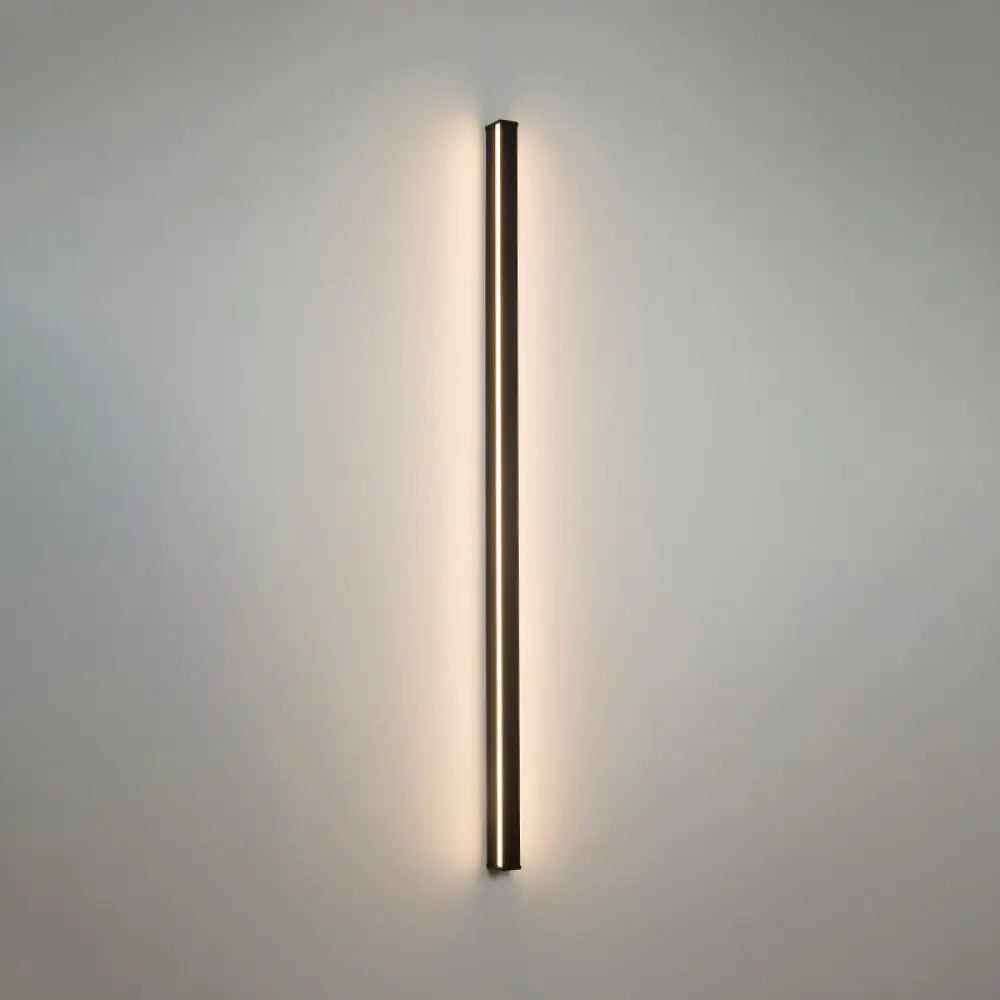 Modern Black LED Wall Light Fixture – Vertical or Horizontal Install for Hallway, Bedroom & Living Room | Thomler
