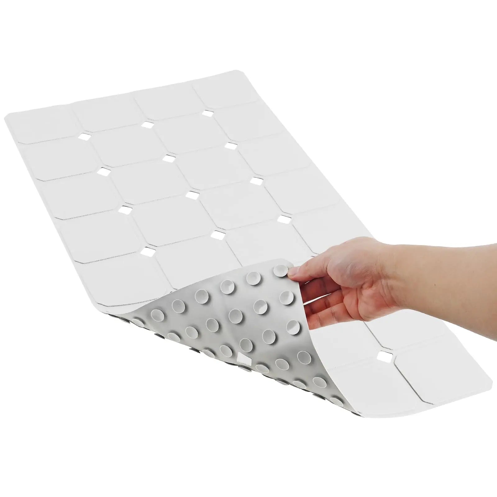 Non-Slip Silicone Shower Mat with Suction Cups – Foldable Bathtub Safety Mat for Wet Surfaces, Quick-Dry Design for Everyday Use | Thomler