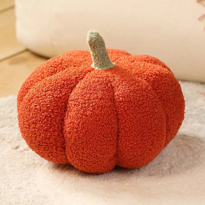 Cuddly Autumn Squash Cushion – Festive Soft Pillow for Kids' Rooms & Seasonal Decor | Thomler