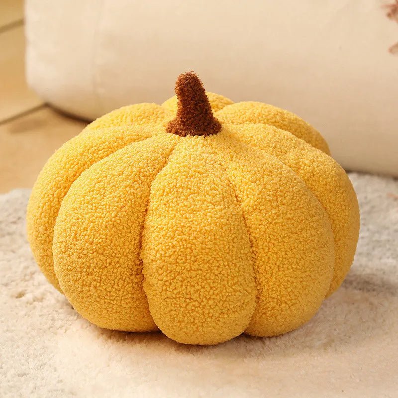 Cuddly Autumn Squash Cushion – Festive Soft Pillow for Kids' Rooms & Seasonal Decor | Thomler