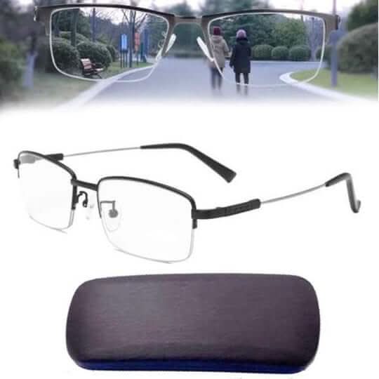 Progressive Reading Glasses with Photochromic Lenses – Adaptive Tint Technology for Men & Women | Readers for Computer Work & Driving | Thomler