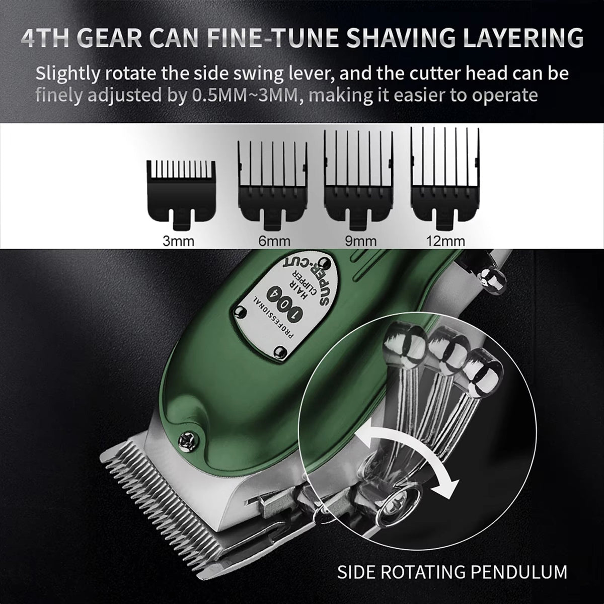Cordless Pet Grooming Clippers with Quiet Motor & Steel Blades for Dogs & Cats – Rechargeable Trimmer Kit with LED Display | Thomler