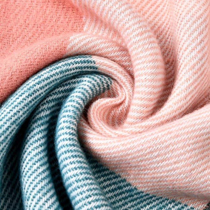 Plaid Cashmere Winter Shawl for Women – Cozy Oversized Wrap Scarf for Cold Weather, Evening Events & Daily Wear | Thomler