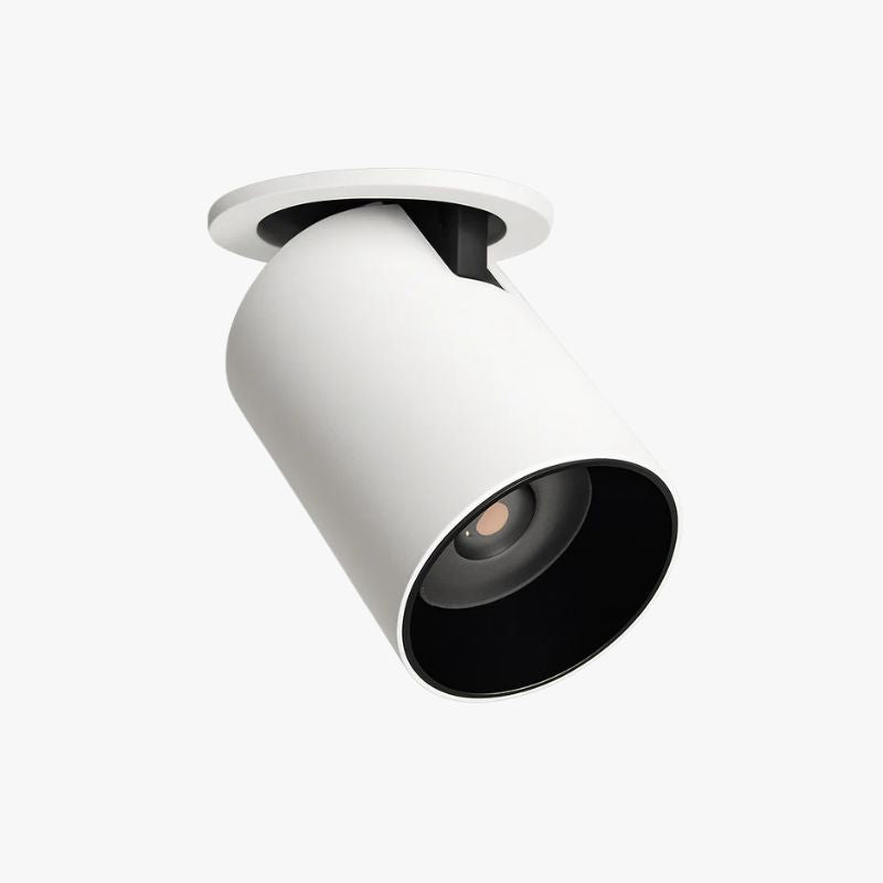 Spotlight Metal 4.6 in Adjustable 12W LED White Black Ceiling Wall Kitchen Bedroom Lighting Fixture | Thomler