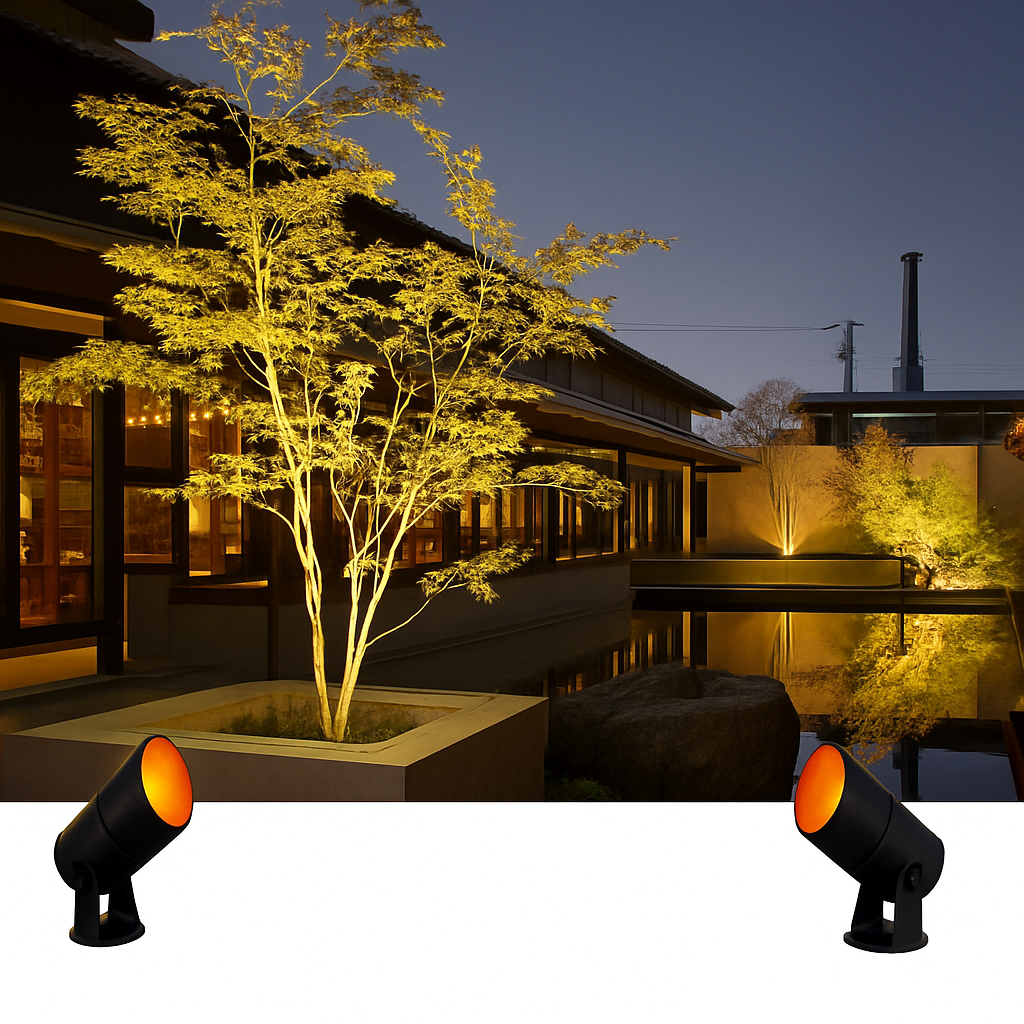 Outdoor LED Garden Spotlight Waterproof IP65 Rated with Adjustable Brightness for Landscape Yard Pathway Accent Lighting 110V 220V 12V | Thomler
