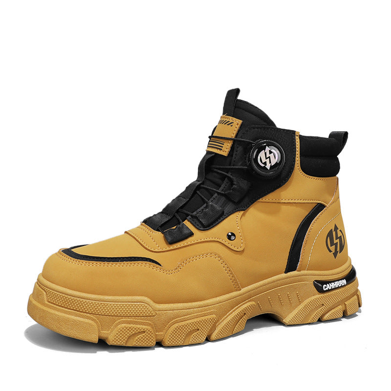 Dial-Adjust Work Shoes with 2-Second Twist Fit System for Workshop & Garage Use | Thomler