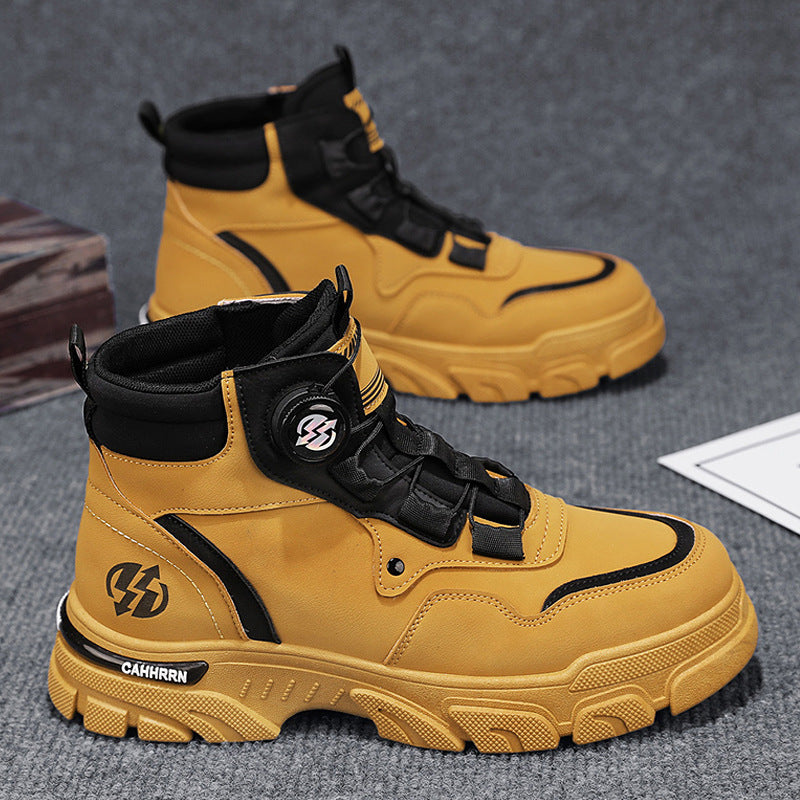 Dial-Adjust Work Shoes with 2-Second Twist Fit System for Workshop & Garage Use | Thomler