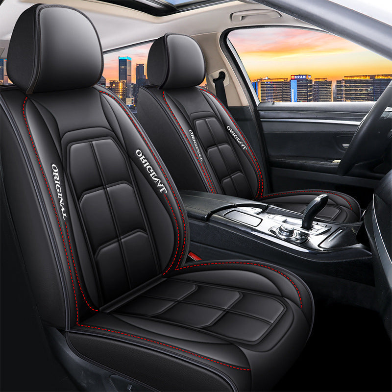Front Seat Covers – Premium Faux Leather Protection for Cars & SUVs, Fast Install, Stain & Wear Defense | Thomler