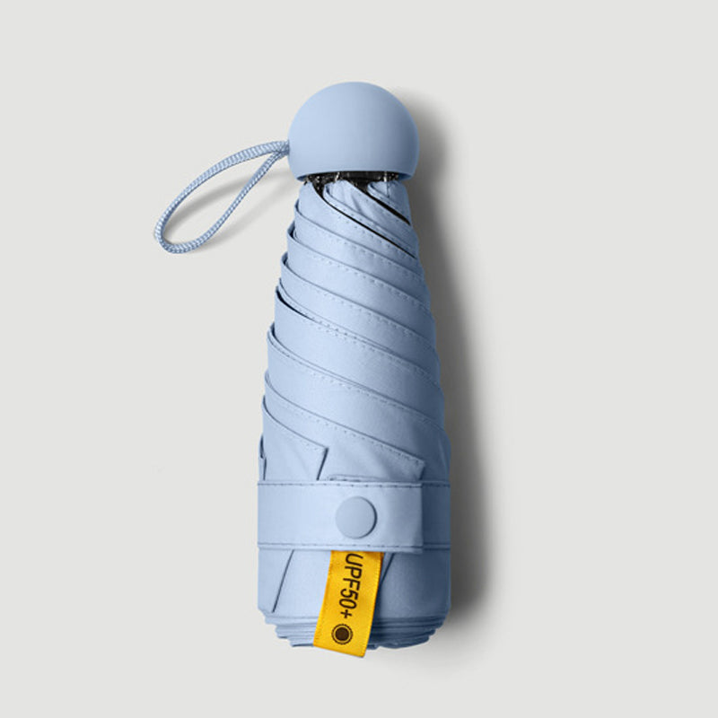 Compact Mini Umbrella with UPF 50+ Sun Protection & Wind-Resistant Frame for Travel, Commute, Everyday Carry | Thomler