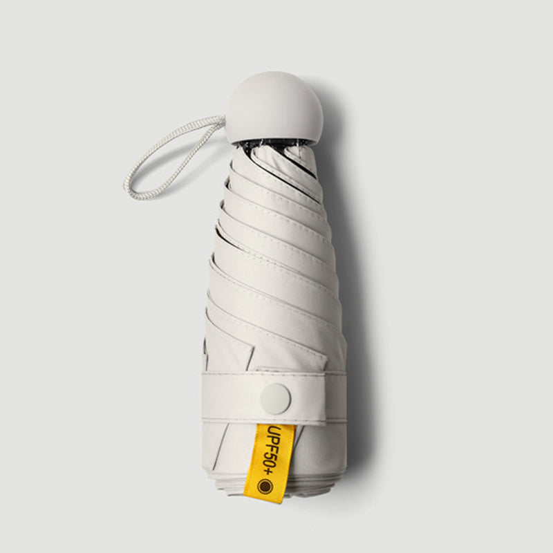 Compact Mini Umbrella with UPF 50+ Sun Protection & Wind-Resistant Frame for Travel, Commute, Everyday Carry | Thomler