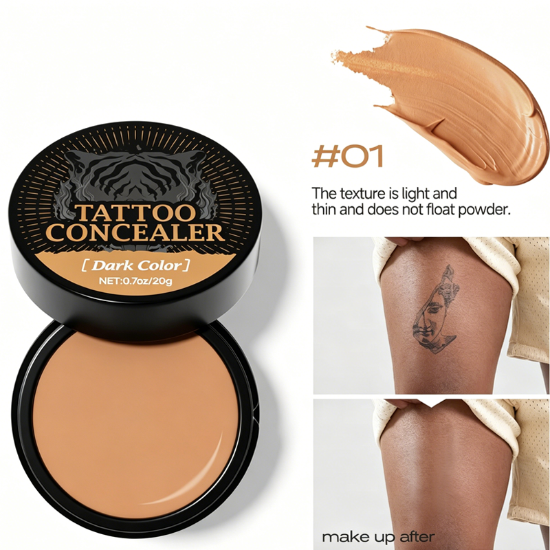 Two-Tone Water-Resistant Concealer Cream for Scars, Blemishes & Skin Discoloration – Custom Match Coverage | Thomler