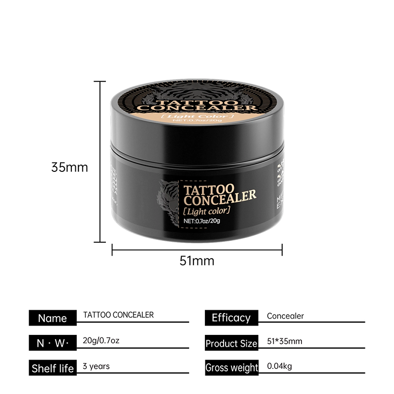 Two-Tone Water-Resistant Concealer Cream for Scars, Blemishes & Skin Discoloration – Custom Match Coverage | Thomler