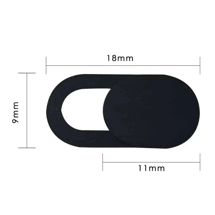 Webcam Privacy Covers Ultra-Thin Sliding Lens Blockers for Laptops Phones Tablets Computers Desktop Security Shield 6-Pack Black White | Thomler