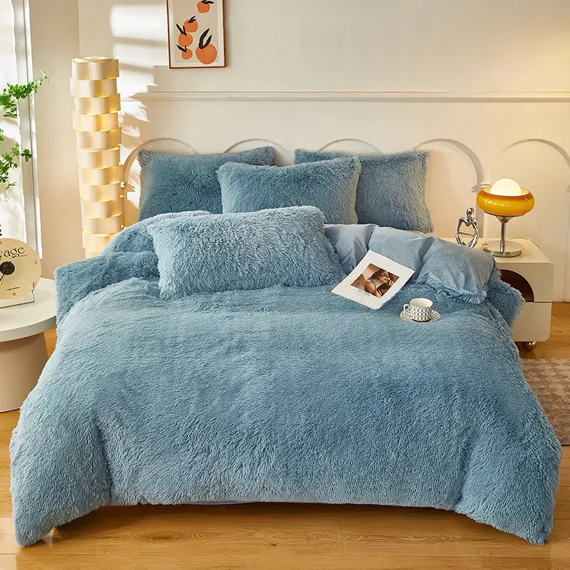 Ultra-Soft Sherpa Fleece Comforter Set – Plush Cloud-Like Warmth for Winter Nights | Thomler