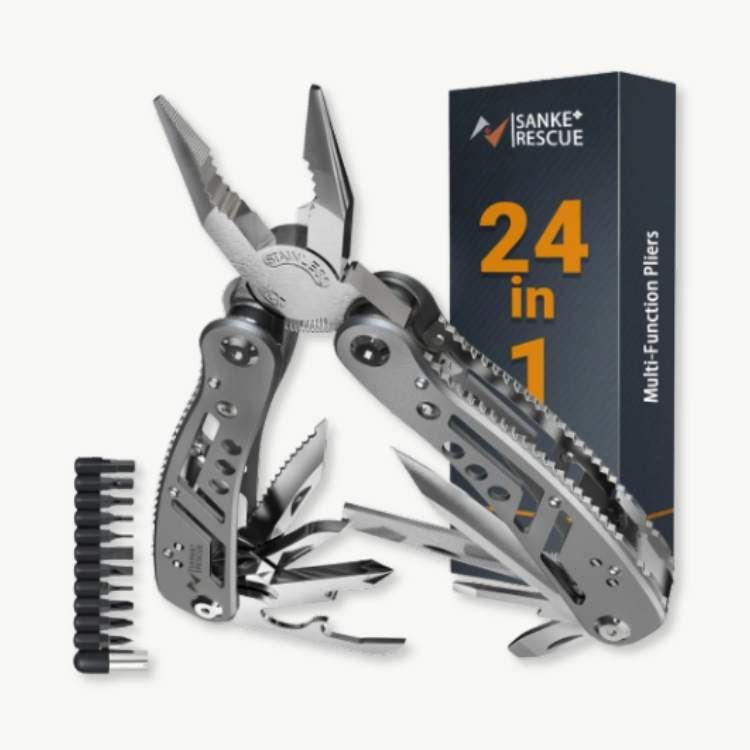 All-in-One Wire Stripper & Crimping Pliers – 24-Function Multi-Tool for Electrical Work, Home Repair & Fieldwork | Thomler