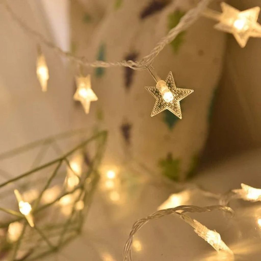 Battery Powered String Lights for Kids Room Warm White Glow Decorative LED Strand Light Bedroom Playroom Nursery Wall Decor | Thomler