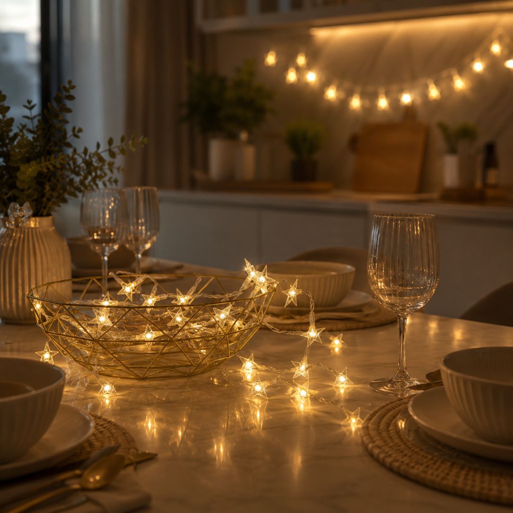 Battery Powered String Lights for Kids Room Warm White Glow Decorative LED Strand Light Bedroom Playroom Nursery Wall Decor | Thomler