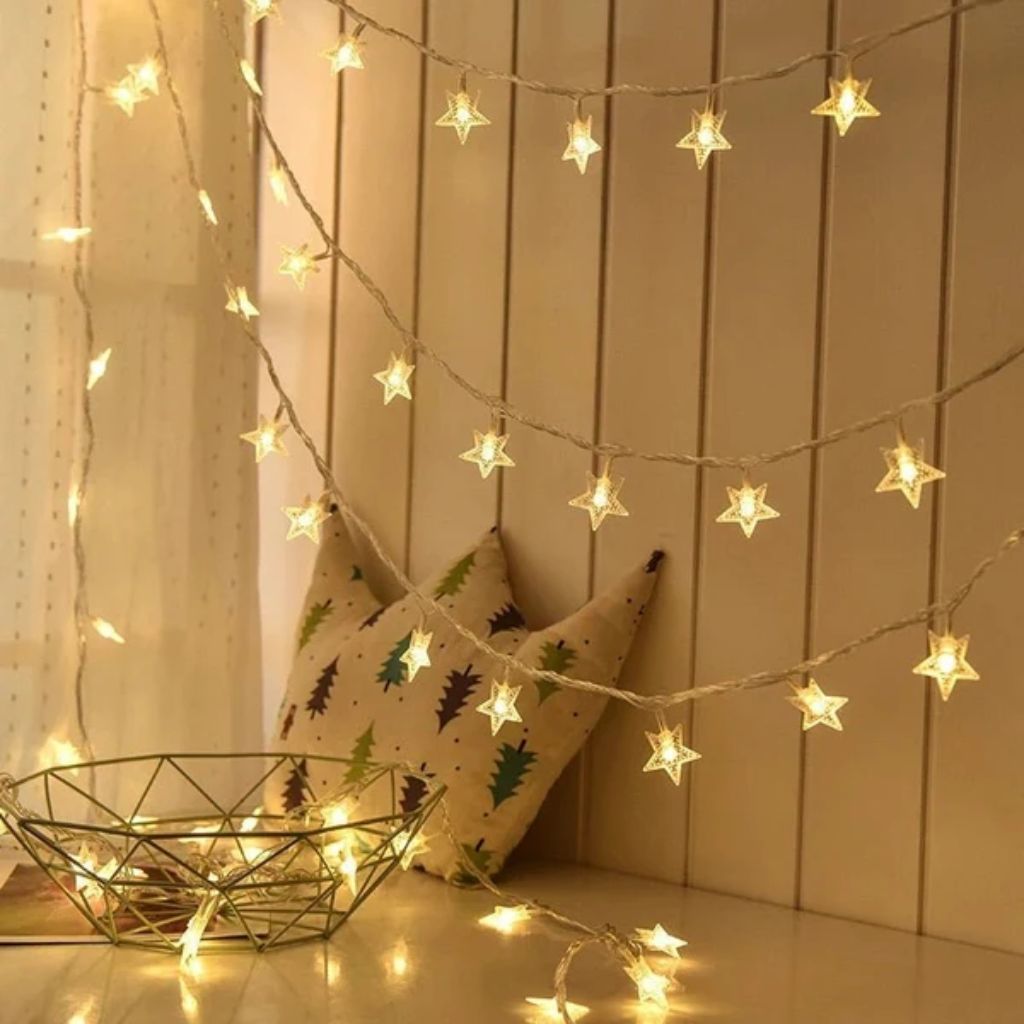 Battery Powered String Lights for Kids Room Warm White Glow Decorative LED Strand Light Bedroom Playroom Nursery Wall Decor | Thomler