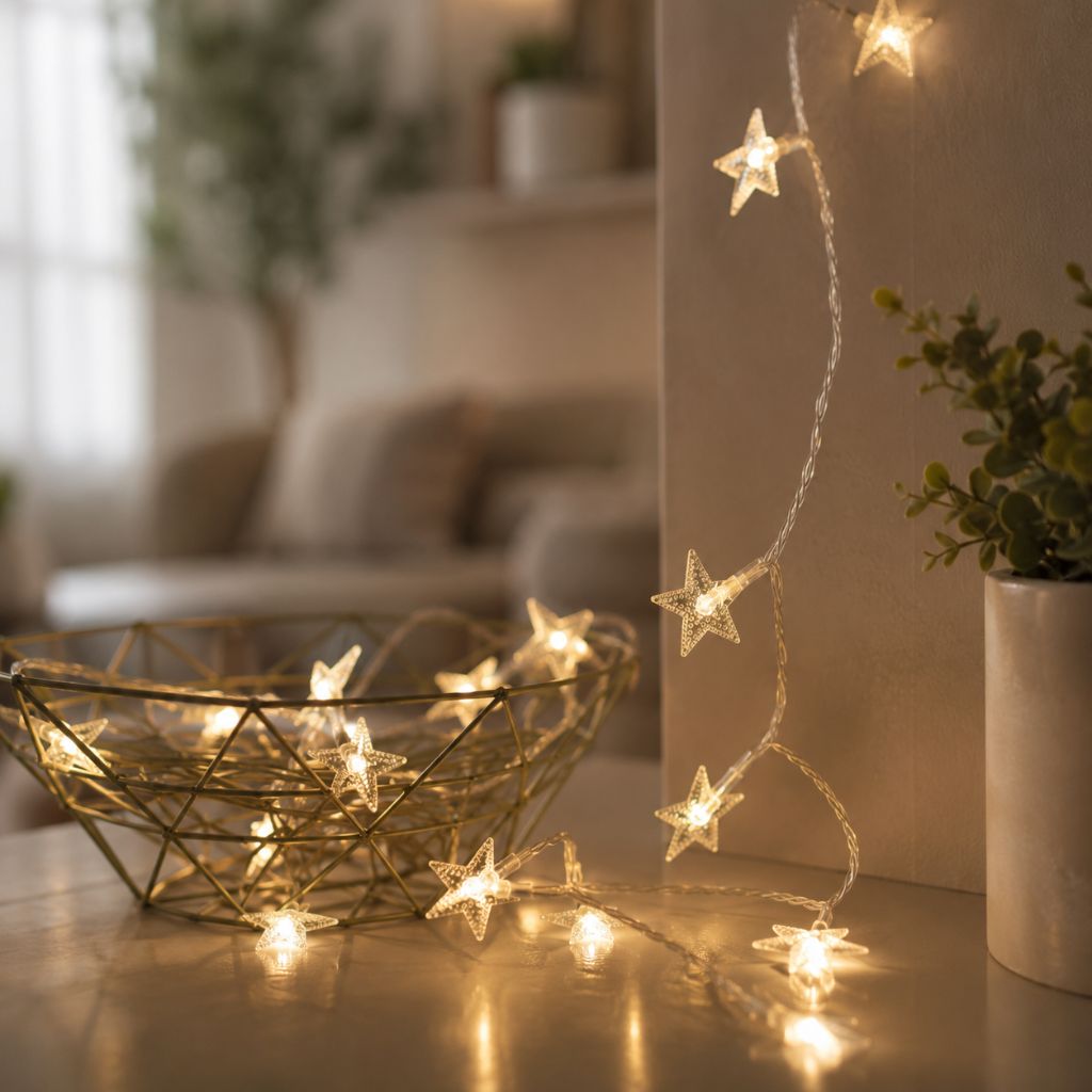 Battery Powered String Lights for Kids Room Warm White Glow Decorative LED Strand Light Bedroom Playroom Nursery Wall Decor | Thomler