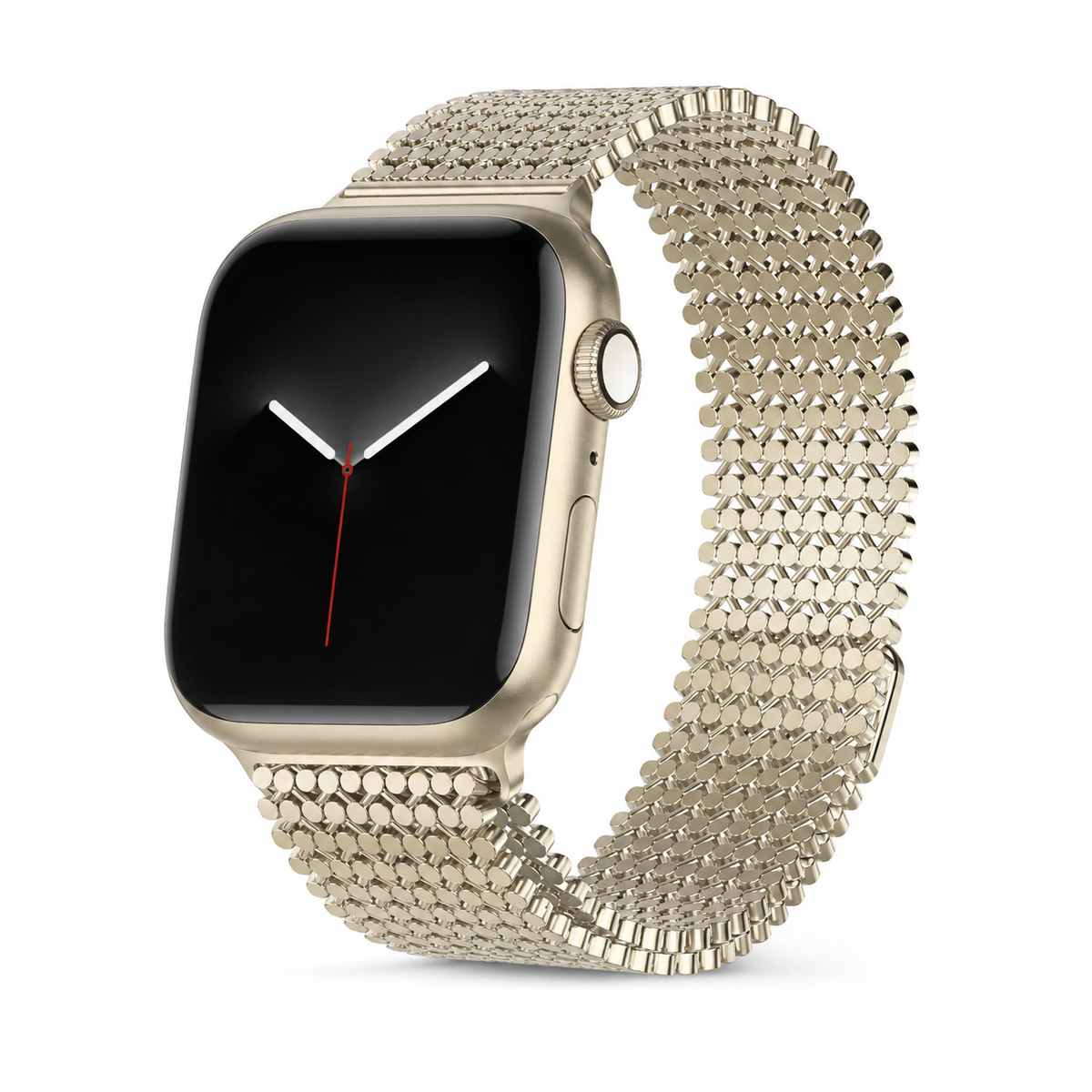 Woven Steel Watch Strap with Magnetic Clasp – Adjustable Metal Band for Apple Watch 38mm–49mm | Thomler