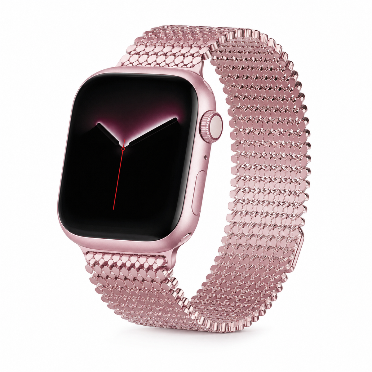 Woven Steel Watch Strap with Magnetic Clasp – Adjustable Metal Band for Apple Watch 38mm–49mm | Thomler