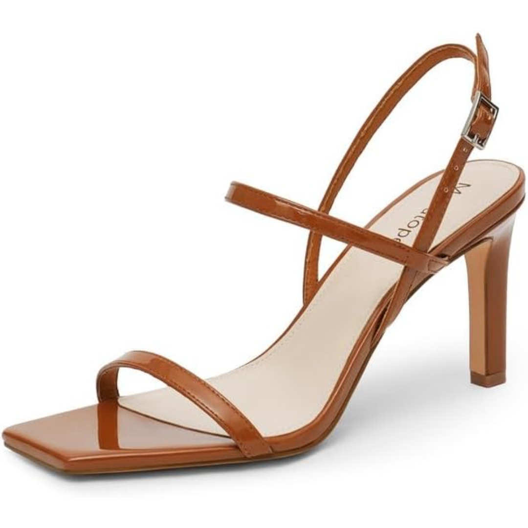 Women's Ankle Strap High Heels with Open Toe for Parties, Weddings & Date Nights | Thomler