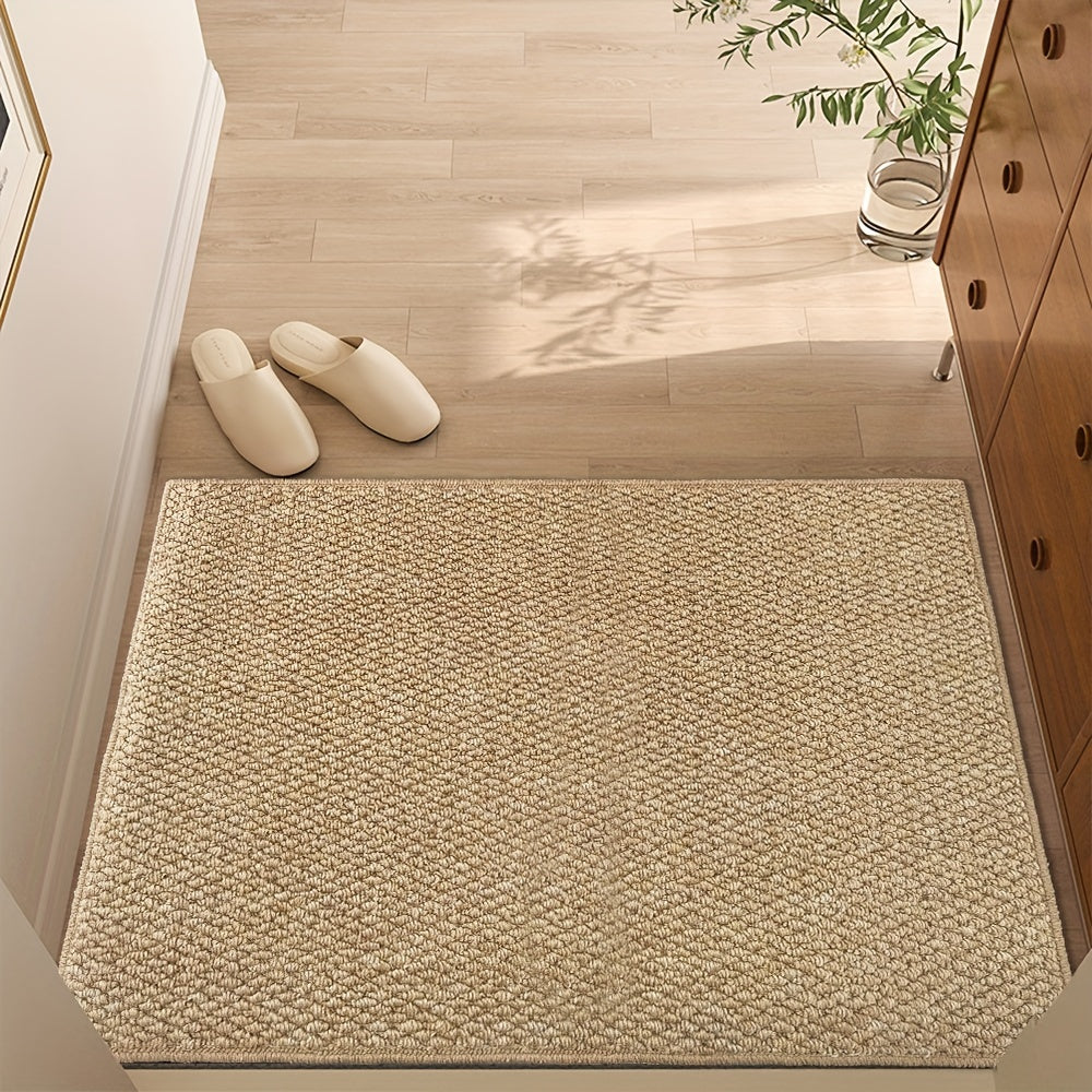 Indoor Outdoor Entry Mat with Rubber Backing | Non-Slip Floor Runner for Entryway, Hallway, Kitchen | Machine Washable Moisture Barrier | Thomler