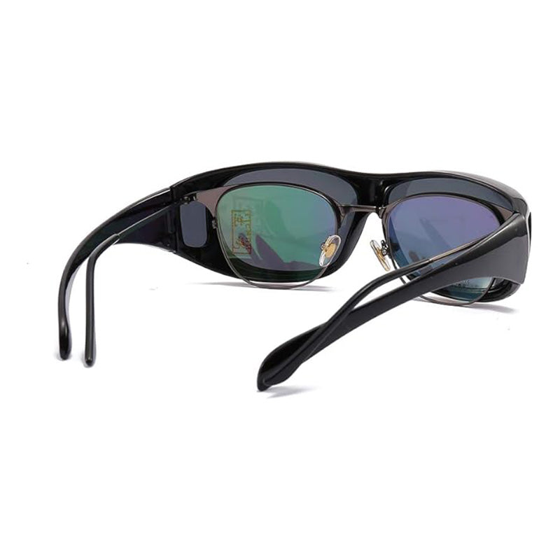 Polarized Fit-Over Sunglasses for Prescription Eyewear with Side Shields for Driving & Outdoor Use | Thomler