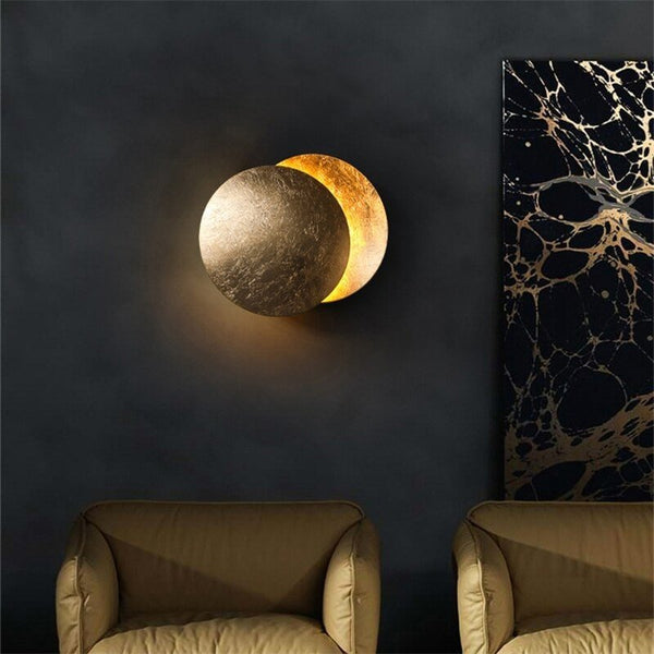 Crescent Moon Wall Sconce – Ambient LED Light Fixture for Living Room, Bedroom & Hallway – Modern Minimalist Design with Soft Warm Glow | Thomler