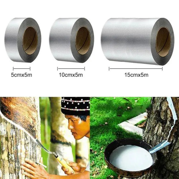 Heavy-Duty Aluminum Foil Leak Repair Tape – Butyl Rubber Self-Adhesive Seal for Roofs, Gutters, Pipes & RVs – Waterproof & Heat-Resistant | Thomler