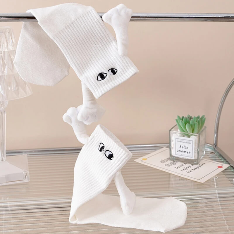 Cartoon Eyes Couples Socks with Matching Design for Pairs | Fun Novelty Footwear for Men & Women | Comfortable Cotton Blend Crew Socks for | Thomler