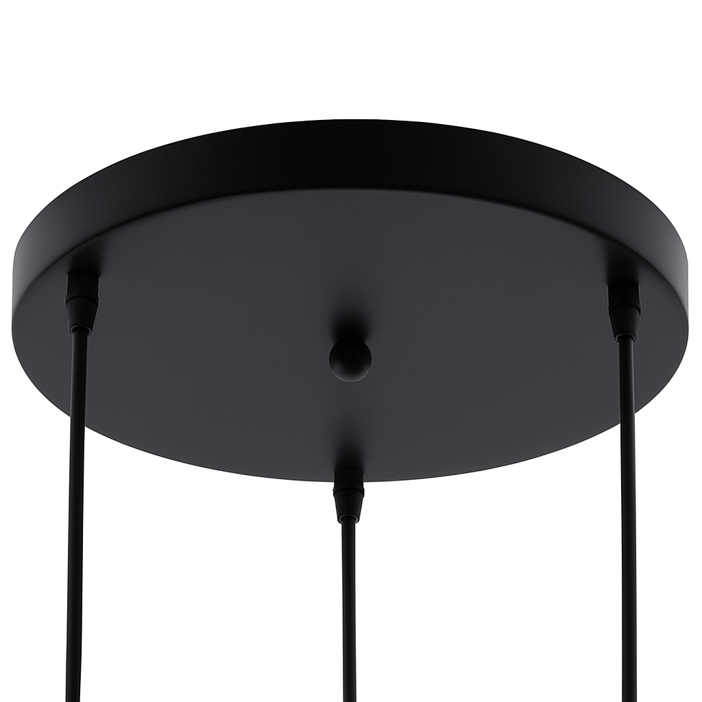 Pendant Light Mounting Bracket Metal 4 in (10.0 cm) Round Base Adjustable Wire Ceiling Living Room Bedroom Kitchen Dining Room | Thomler
