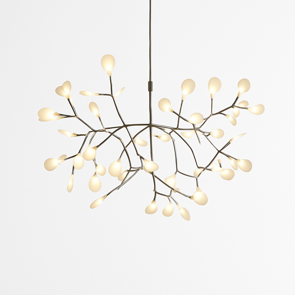 Pendant Light Metal LED 15 in Adjustable Modern Dining Room Living Room Lighting 27 45 63 Bulbs | Thomler