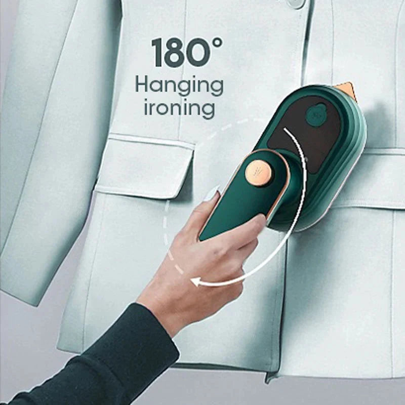 Compact Travel Iron with Steam & Dry Modes for Clothes & Linens | Thomler