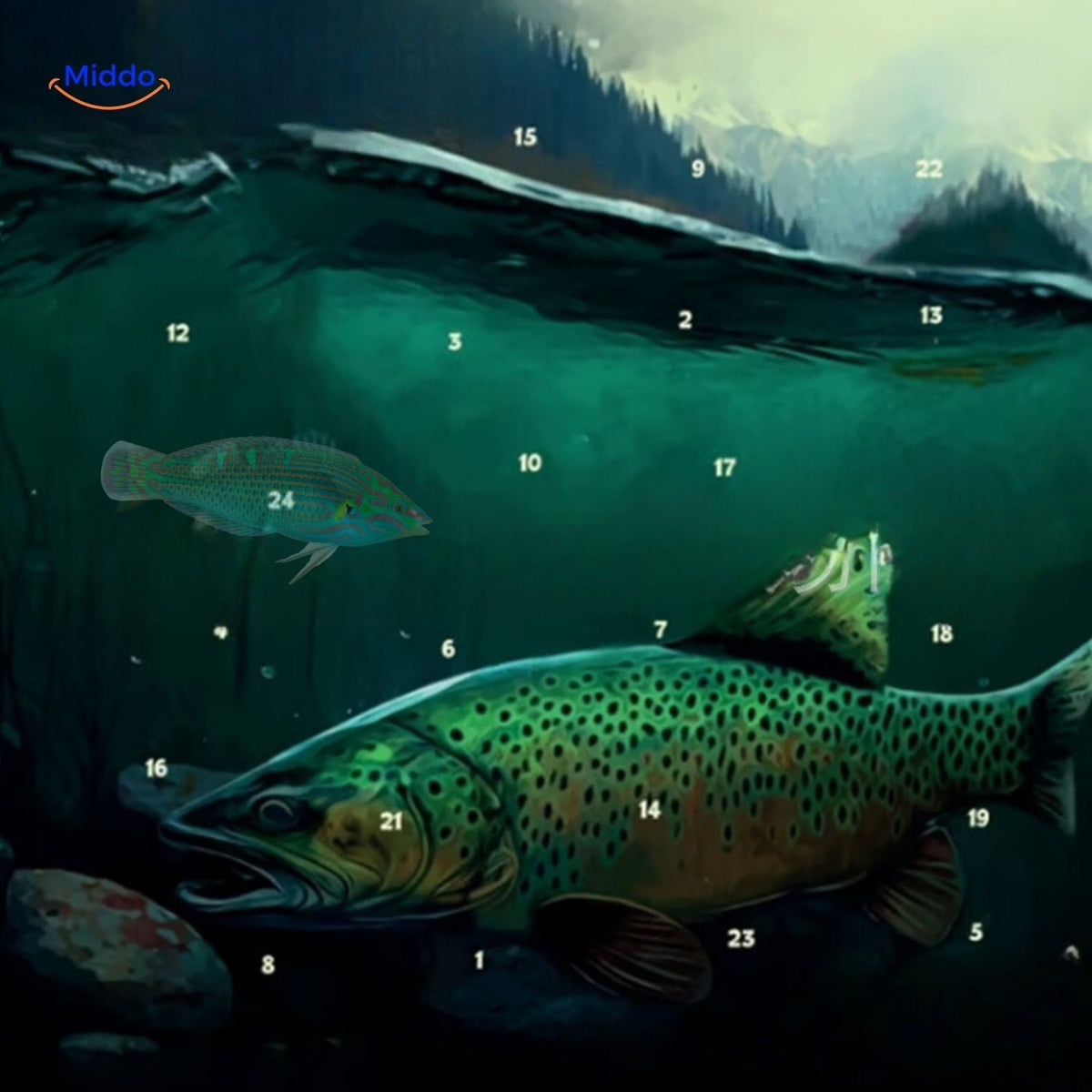 Angling Countdown Box – 24-Day Fishing Gear Surprise Calendar for December | Thomler