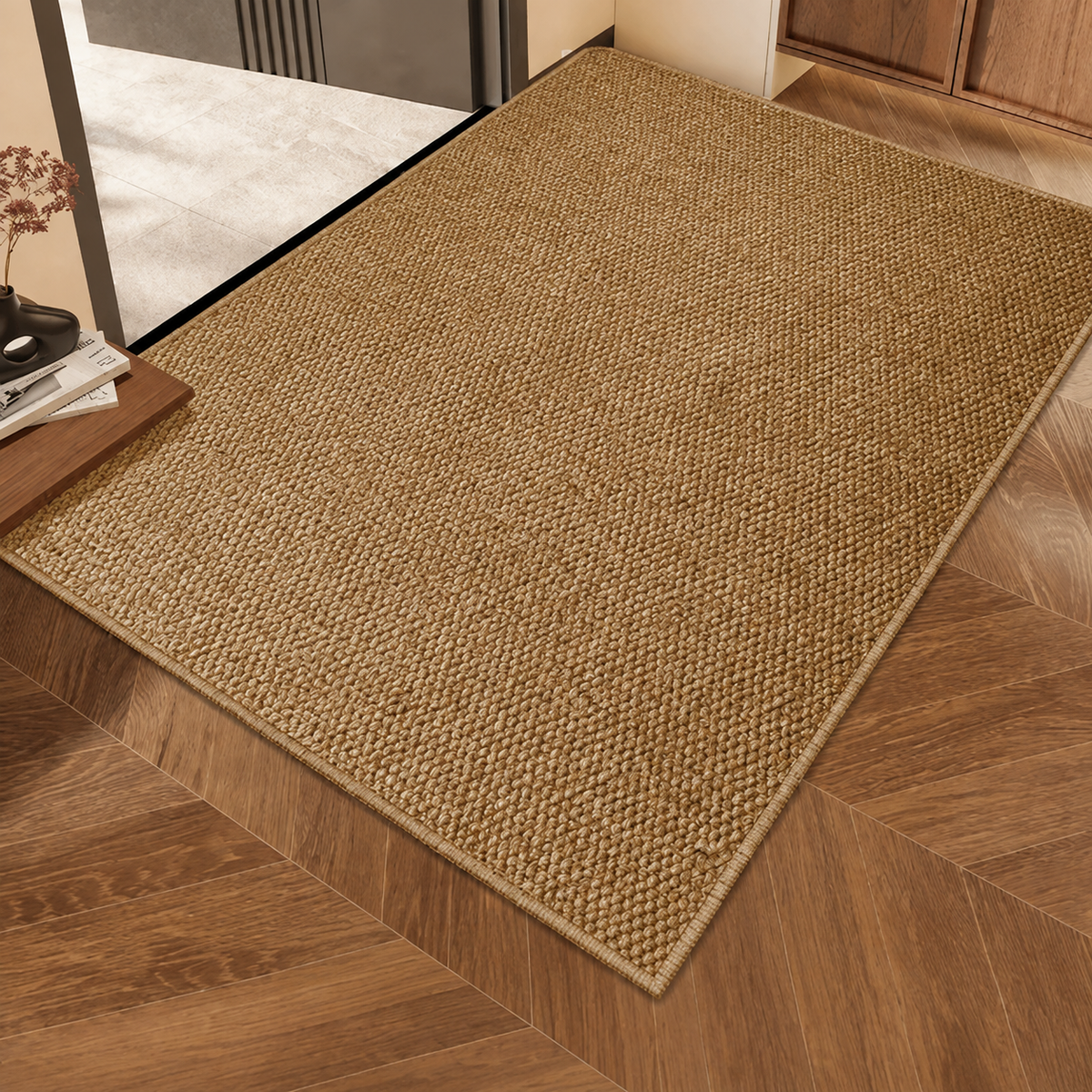 Polypropylene Indoor Area Rug – Machine Washable Accent Mat for Entryway, Living Room & Hallway | Thomler
