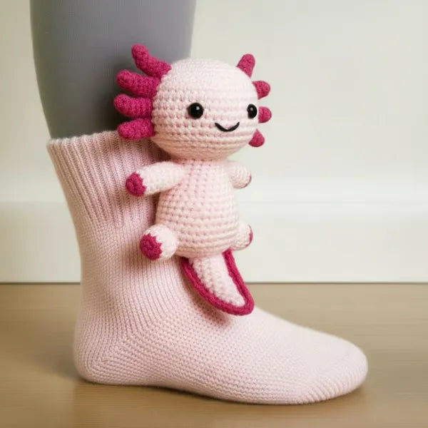 Plush Animal Slipper Socks with 3D Design – Cozy Winter Footwear for Kids & Adults | Thomler