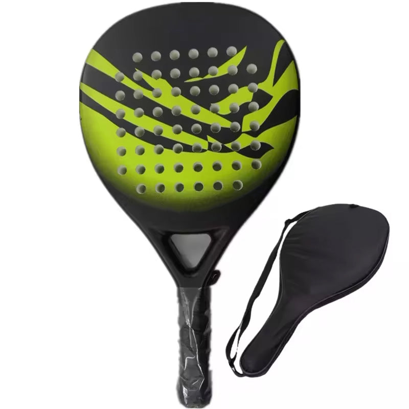 Carbon Fiber Padel Racket – Lightweight 12.9 oz with EVA Foam Core & Ergonomic Grip for New Players | Thomler
